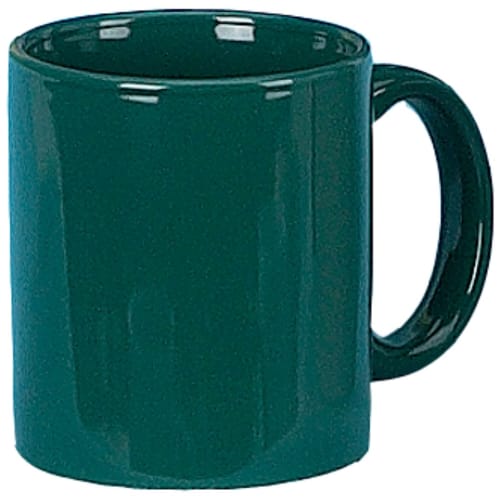 C-Handle Coffee Mug 11oz, Green